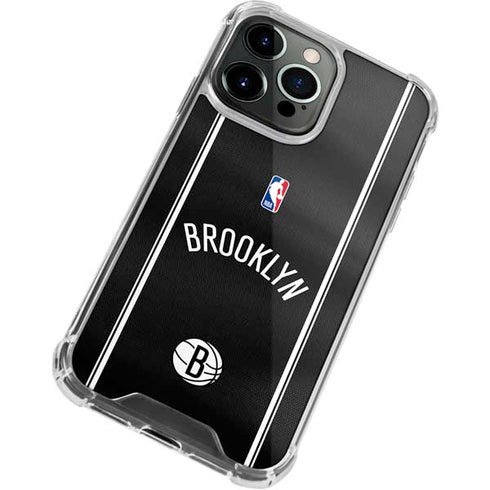 NBA Brooklyn Nets Jersey iPhone 14 Pro Clear Case